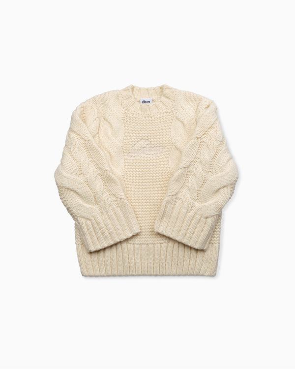 The Gisou Holiday Sweater - Creme