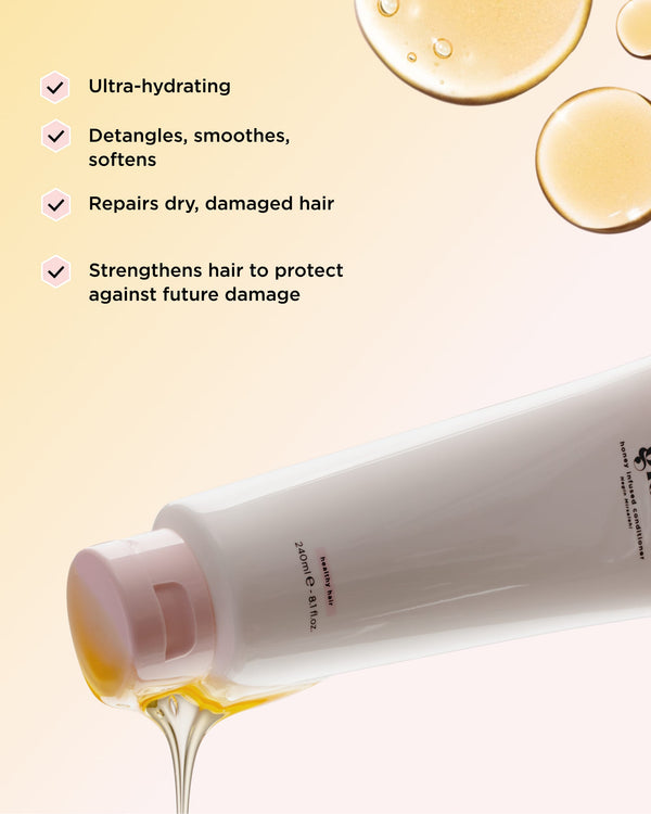 Infographic describing benefits oh the Hair Conditioner